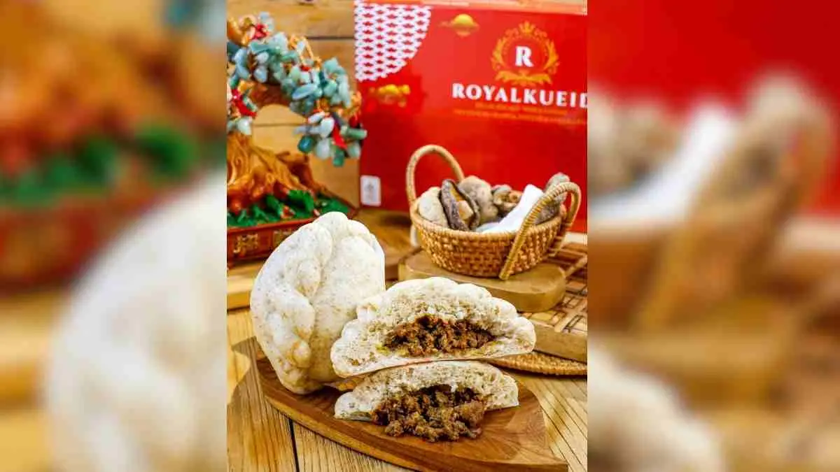 Bakpao gandum praktis, lezat, dan cocok untuk sarapan maupun camilan keluarga. Dari usaha kecil berbasis PO, RoyalKueID kini berkembang dengan dukungan digital seperti QRIS BRI dan LinkUMKM. Inovasi UMKM yang terus naik kelas. (Dokumen Radar Tuban)