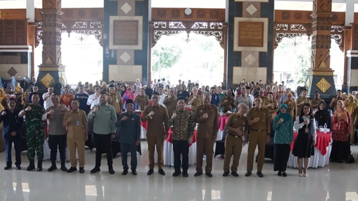 Forum strategis yang mempertemukan berbagai elemen penting untuk menyatukan langkah menuju pembangunan Kabupaten Tuban yang lebih maju. (REIVANDA BAGAS RAMADHANI/RADAR TUBAN)