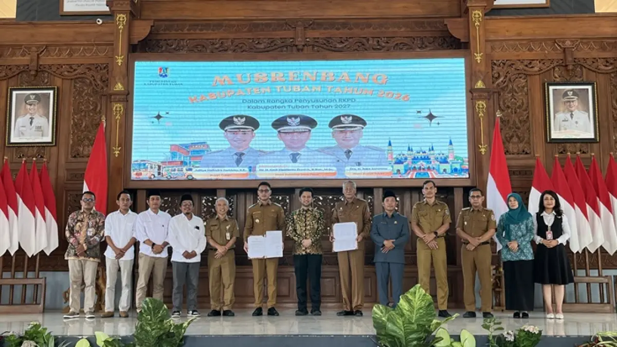Lintas sektor yang bersatu dalam forum strategis demi masa depan Tuban yang lebih cerah. (REIVANDA BAGAS RAMADHANI/RADAR TUBAN)