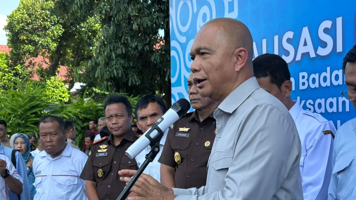 Sistem pelaporan MBG resmi dibuka dan dikenalkan di Tuban, Kejaksaan Agung gandeng BPD untuk verifikasi laporan dan cegah manipulasi dapur. (YUDHA SATRIA ADITAMA/RADAR TUBAN)
