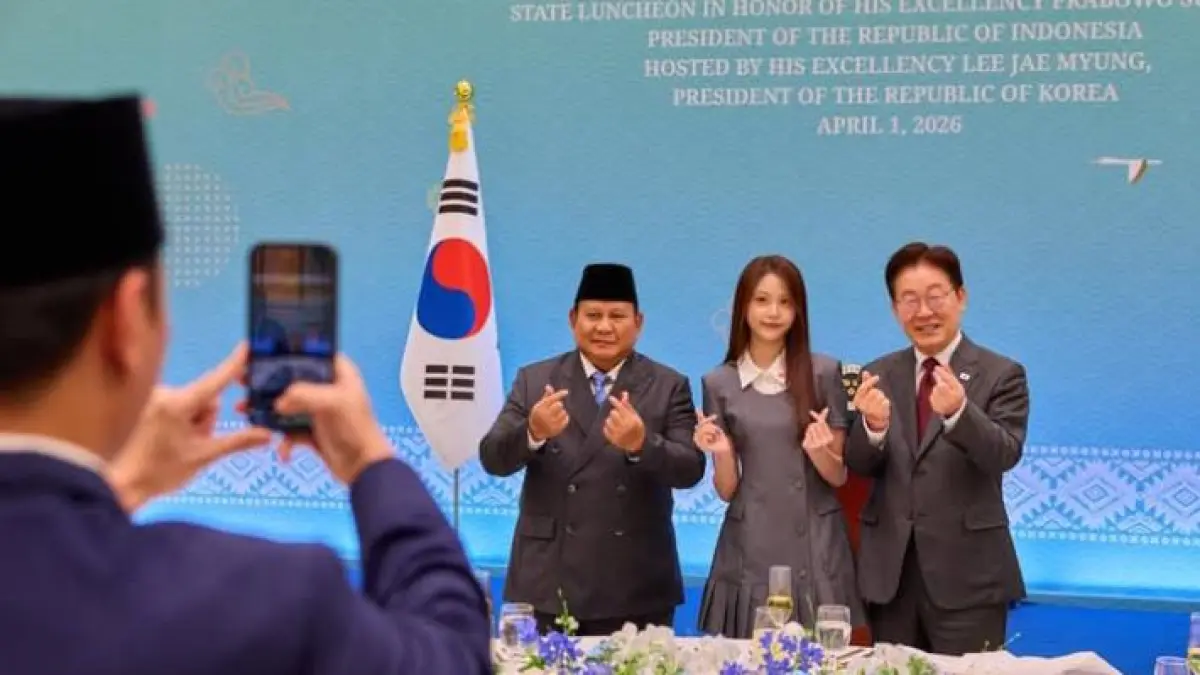 Idol K-pop asal Bali, Carmen, hadir di jamuan kenegaraan Presiden Prabowo di Korea Selatan sebagai simbol diplomasi budaya. (ISTIMEWA)