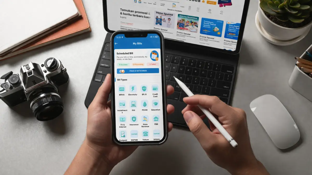 Gunakan BRImo untuk bayar PBB online dan nikmati promo cashback hingga 13 Persen. (Dok. BRI)