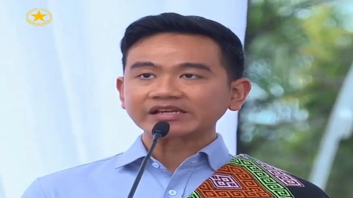 Wapres Gibran saat berikan sambutan pada acara lepas pawai paskah raya 2026 dikupang (NTT). (Instagam @setwapres.ri)