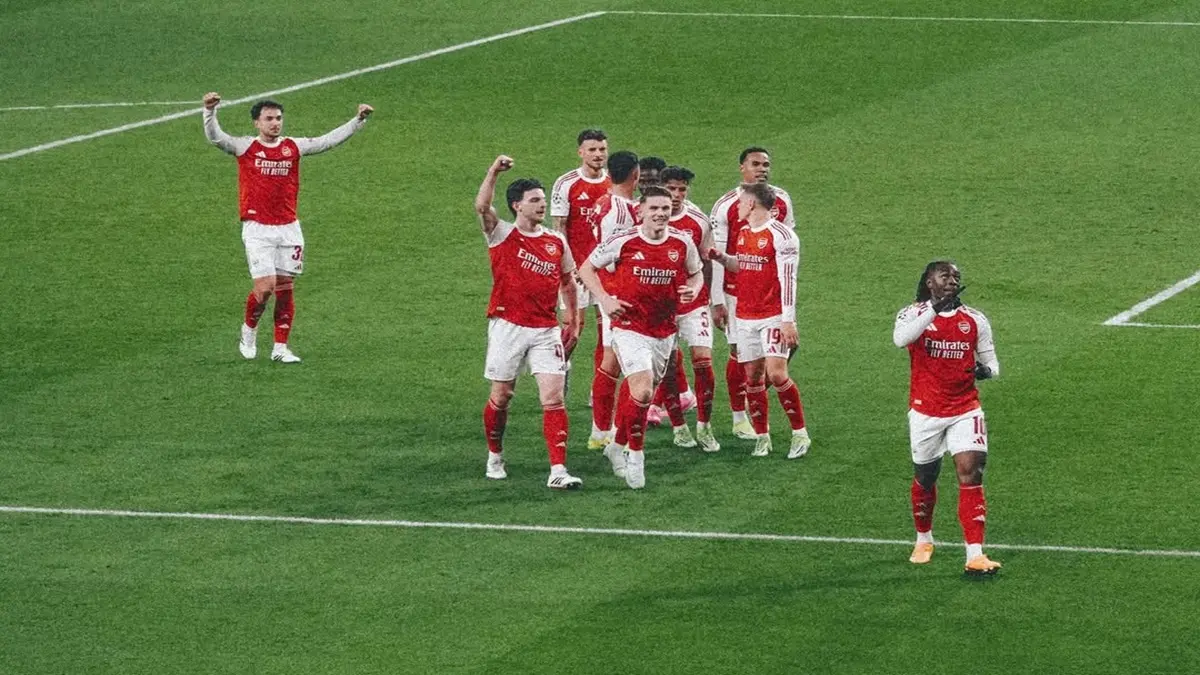 Data Opta menunjukkan Arsenal memimpin peluang juara Liga Champions. (instagram.com/Arsenal)