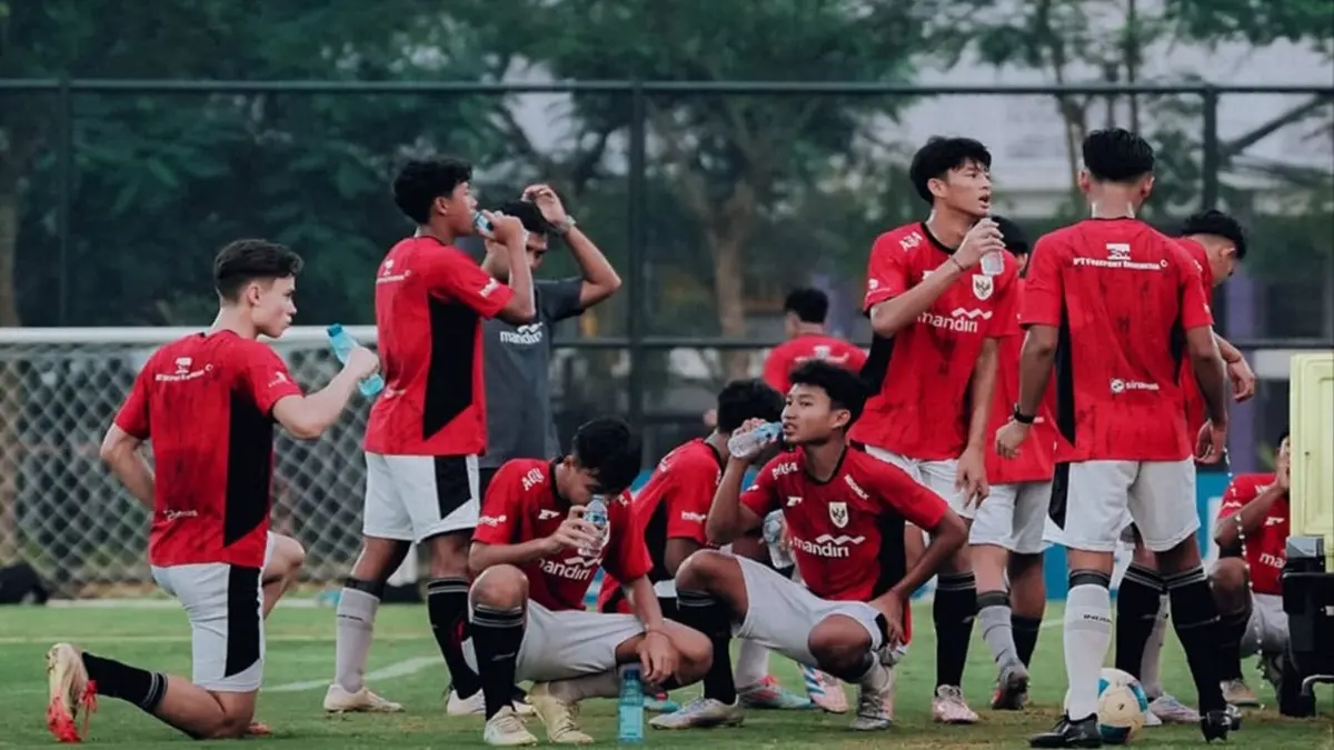 Ilustrasi latihan para pemain Timnas Indonesia U-17. (instagram.com/timnasindonesia)