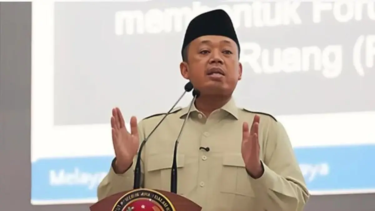 Menteri Agraria dan Tata Ruang/kepala badan pertanahan nasional, Nusron wahid. (Instagram @nusronwahid)