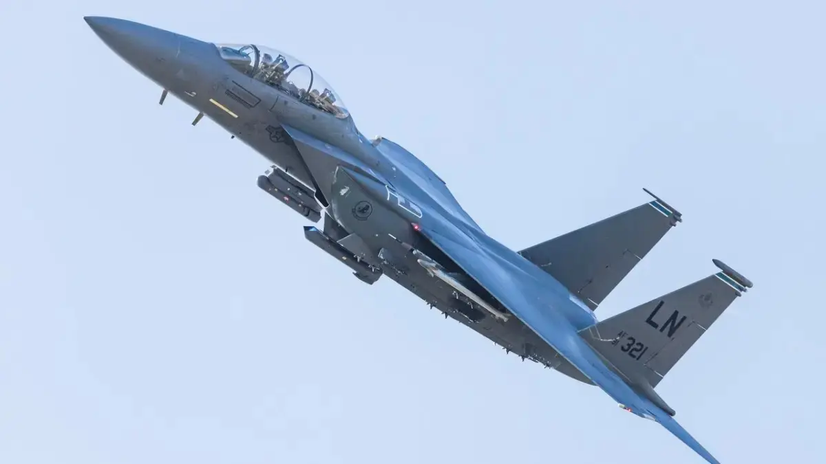 Jet tempur F-15E Strike Eagle AS. (Istimewa)