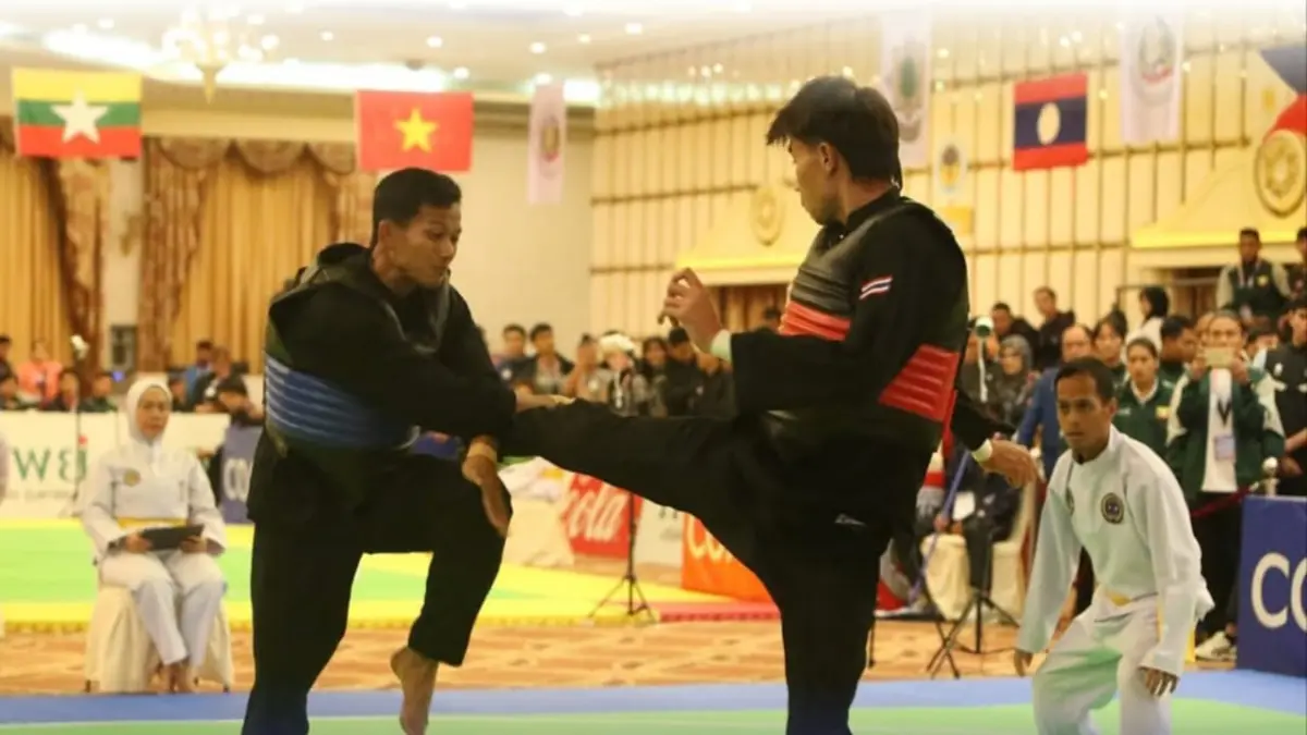 Ilustrasi Pencak Silat (Instagram/PB.pencaksilatindonesia)