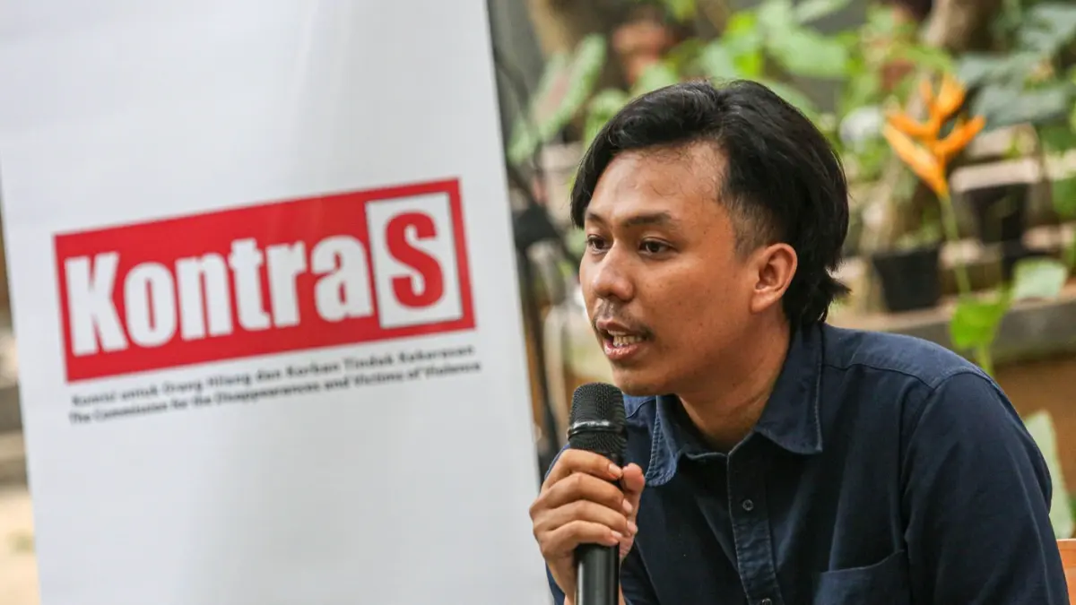 Koordinator KontraS Dimas Bagus Arya. (Jawapos.com)