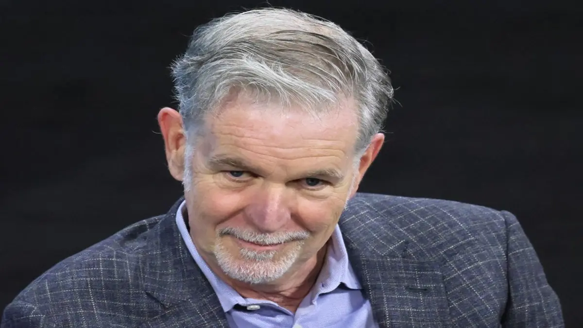 Reed Hastings resmi tinggalkan perusahaan yang dia dirikan Juli mendatang. (@cutepinkrobot/X)