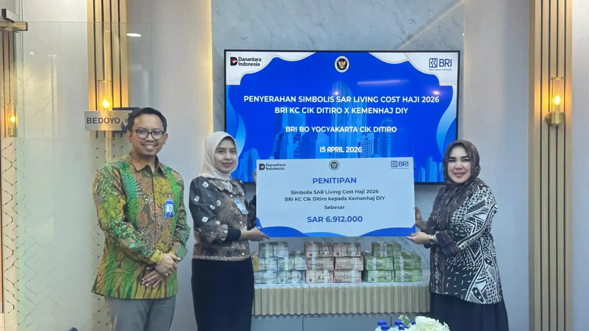 BRI Siapkan SAR 152 Juta untuk Biaya Hidup Jemaah Haji 2026