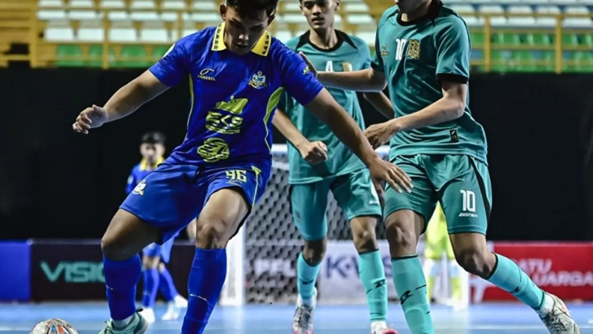 Aksi pemain tim futsal Elano FC ketika berlaga di PFL 2. (ELANO FC UNTUK RADAR TUBAN)