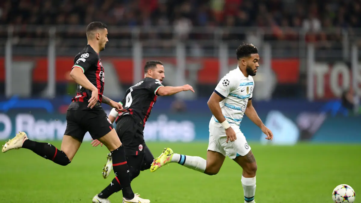 AC Milan saat menghadapi Chelsea di UEFA Champions league. (Dok.Chelsea)