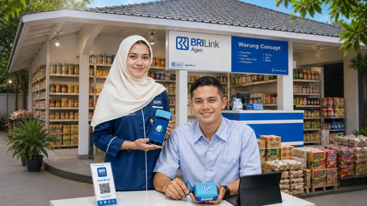 Agen BRILink berkesempatan meraih hadiah emas melalui program terbaru BRI yang berlangsung hingga akhir 2026. (BRI)