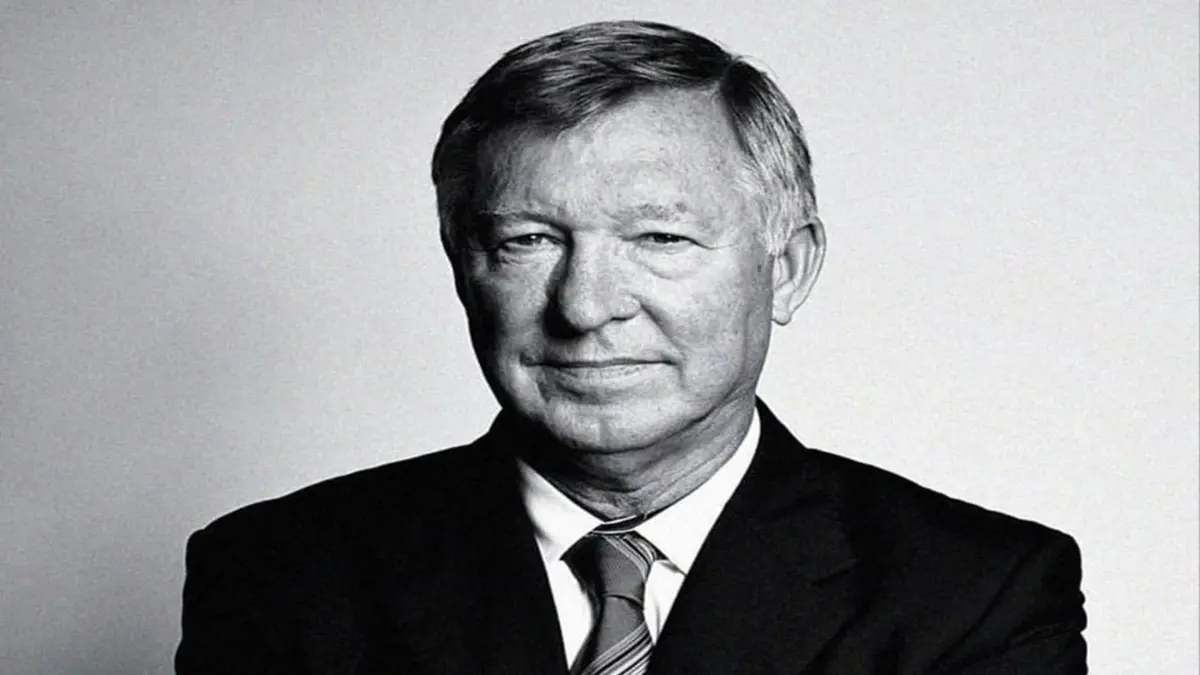 Legenda Manchester United, Sir Alex Ferguson. ( Instagram.com/thesoccertribune)