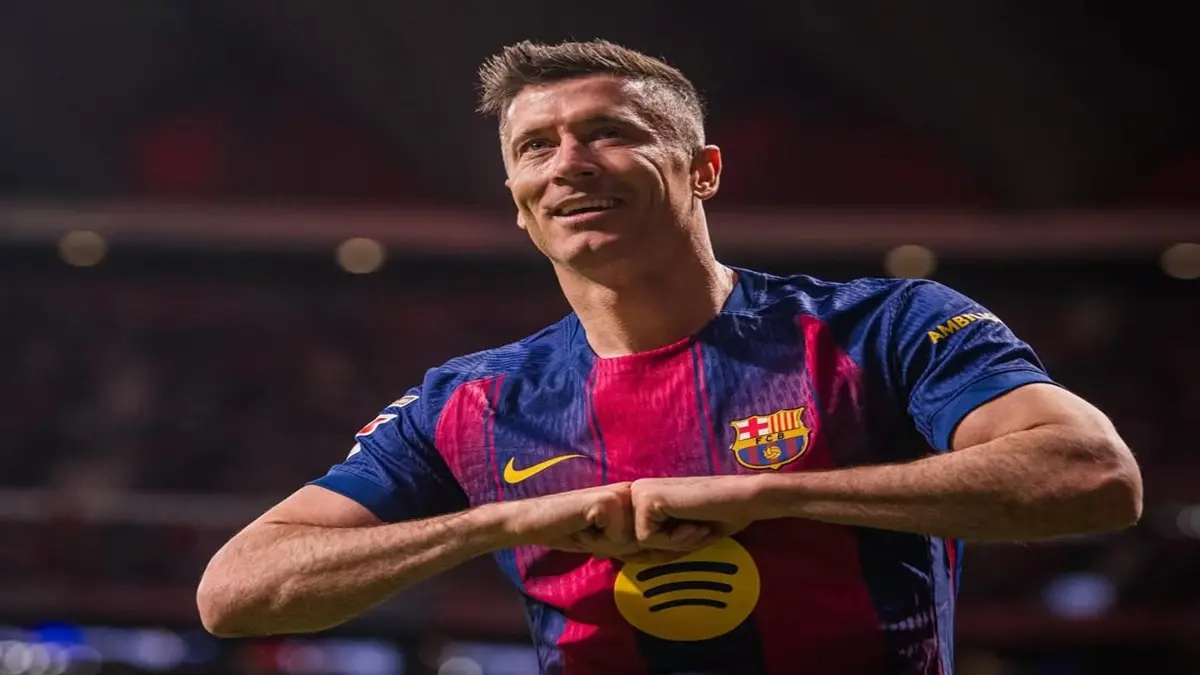 Robert Lewandowski belum capai kesepakatan kontrak dengan Barcelona. (instagram.com/_rl9)