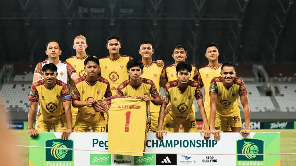 Sriwijaya FC di Pegadaian Championship. (instagram.com/sriwijayafc.id)