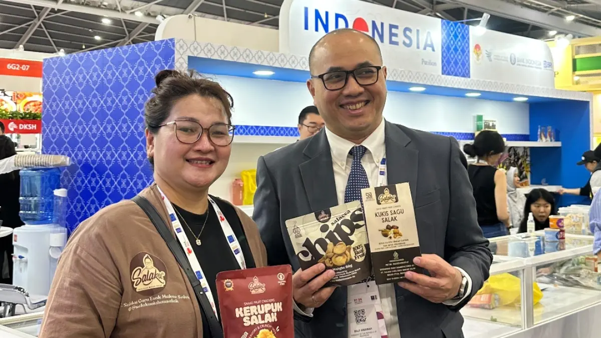 Olahan salak Salaku naik kelas setelah menembus pasar global di Food & Hospitality Asia (FHA) 2026 di Singapura. (BRI)