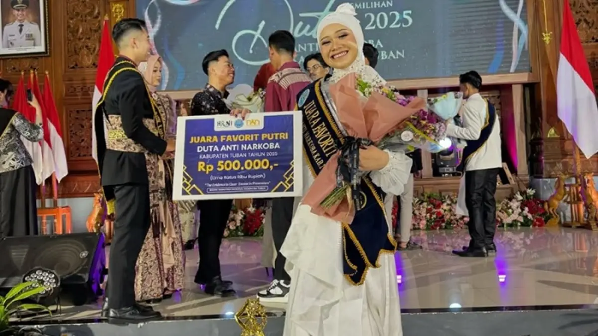 Siswi SMAN 1 Tuban itu mengajak perempuan tidak hanya fokus pada penampilan fisik, tetapi juga pendidikan dan pengembangan diri. (FAIQOTUL UL FIYAH UNTUK RADAR TUBAN)