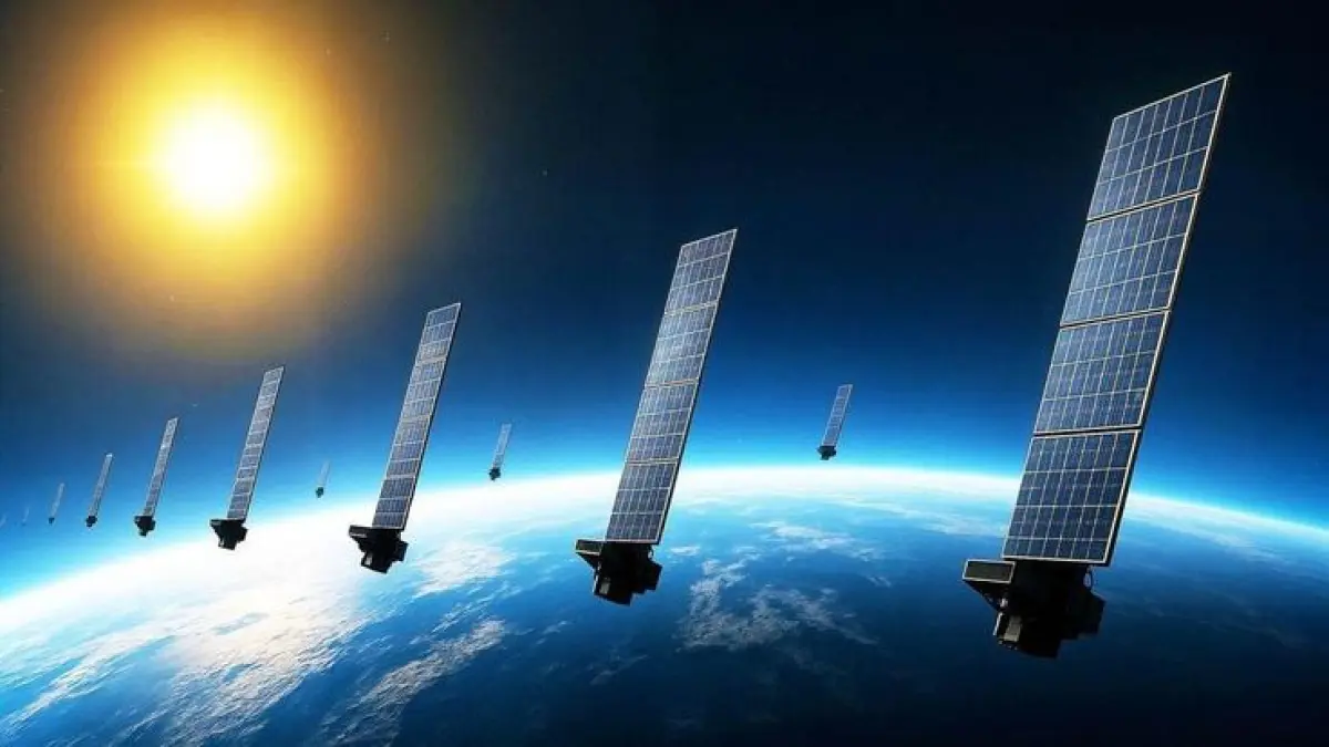 Google dikabarkan berminat untuk bangun pusat data di orbit Bumi. (Fernando Vara Diaz/Pinterest)