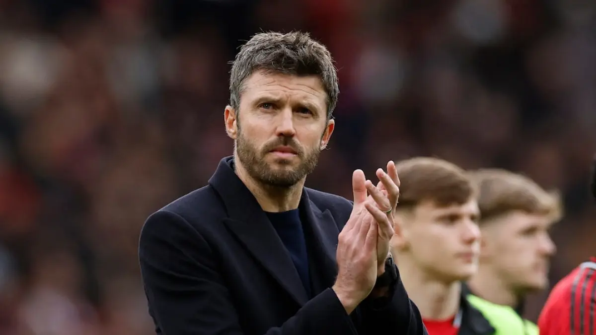 Pelatih Interim Manchester United, Michael Carrick. (Reuters)