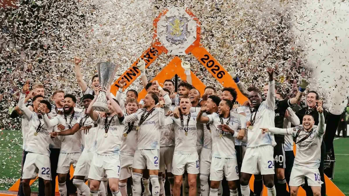 Kemenangan Aston Villa di Liga Europa berpotensi buat sejarah baru. (instagram.com/astonvilla)