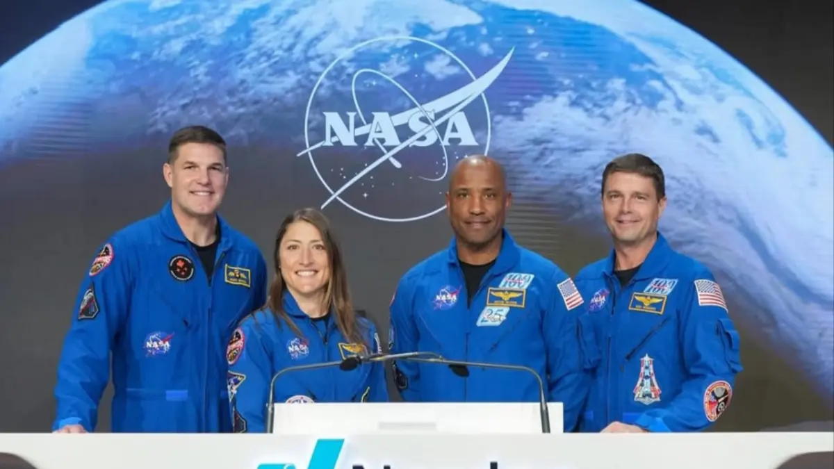 Kru NASA saat misi Artemis II di NASDAQ. (Instagram/nasdaq)