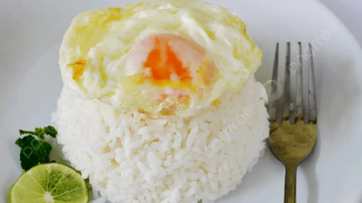 Ilustrasi nasi dan telur. (ISTIMEWA)