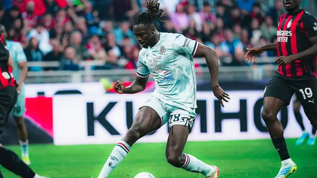 Inter Milan menggelar pertemuan dengan Udinese untuk transfer Oumar Solet. (instagram.com/o.solet_18)