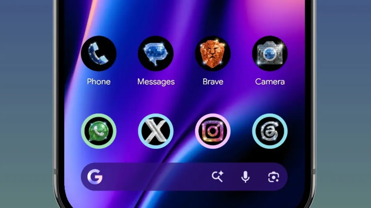 Google hadirkan tema ikon ala disko di perangkat Pixel. (pixel_updates/X)