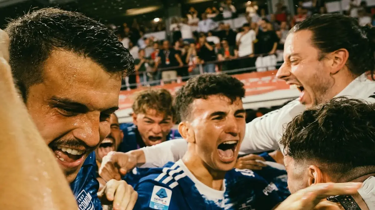 Como 1907 Lolos Liga Champions. (instagram.com/comofotball)