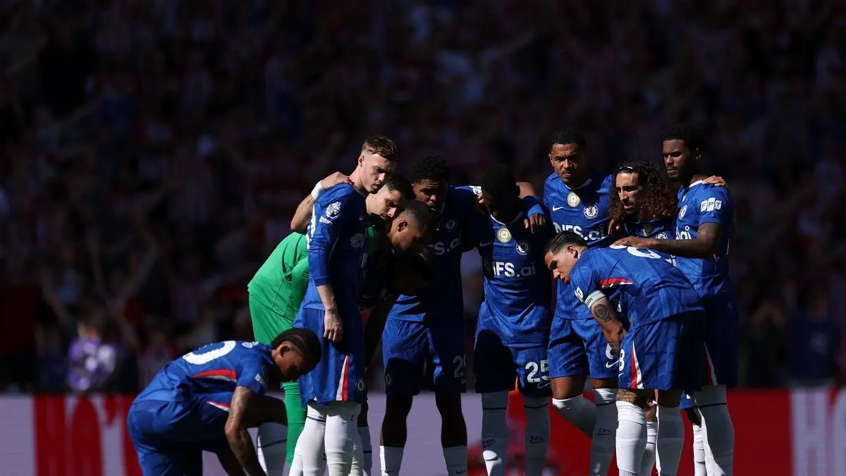 Skuat Chelsea Sesaat Sebelum Dikalahkan Sunderland. (Chelsea FC)