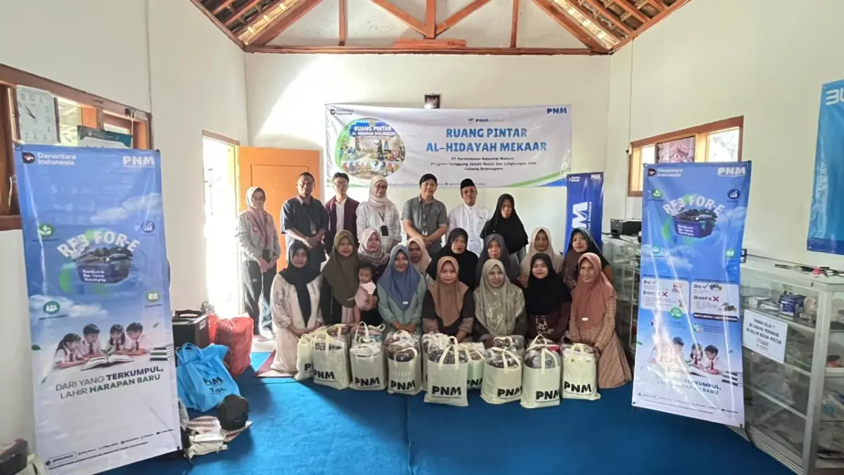 Kepedulian PNM Cabang Bojonegoro terhadap permasalahan lingkungan dan sosial masyarakat.
