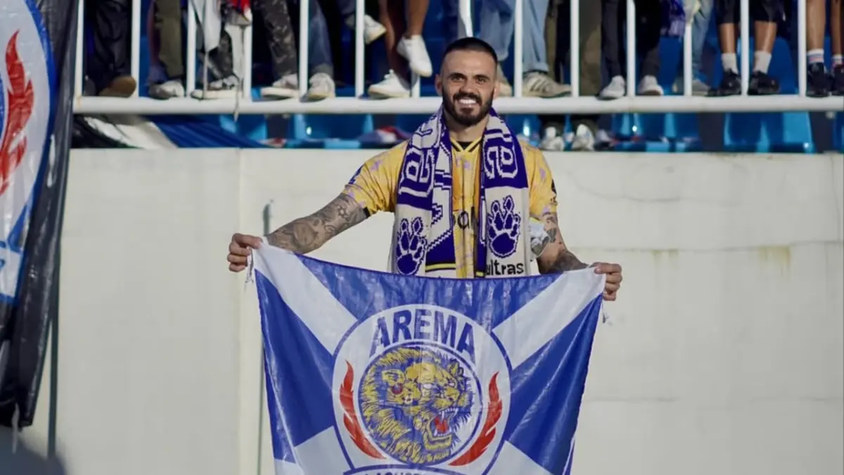 Lucas Frigeri, resmi berpamitan dari Arema FC. (Instagram/lucasfrigeri01)