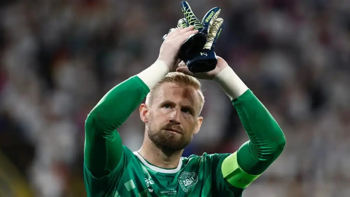 Kiper Celtic & Timnas Denmark, Kasper Schmichael. (Goal)