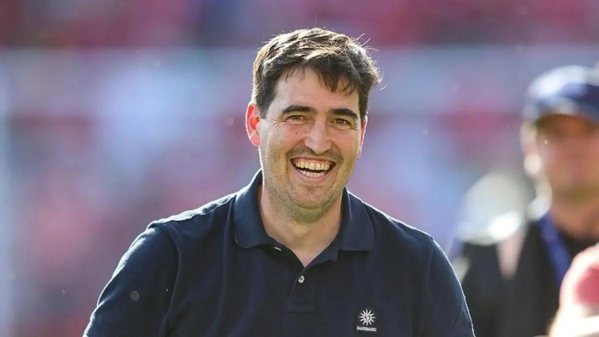 Masa depan Andoni Iraola kini diperebutkan sengit oleh Leverkusen dan Crystal Palace. (AFC Bournemouth via Getty Images/Robin Jones - AFC Bournemouth)