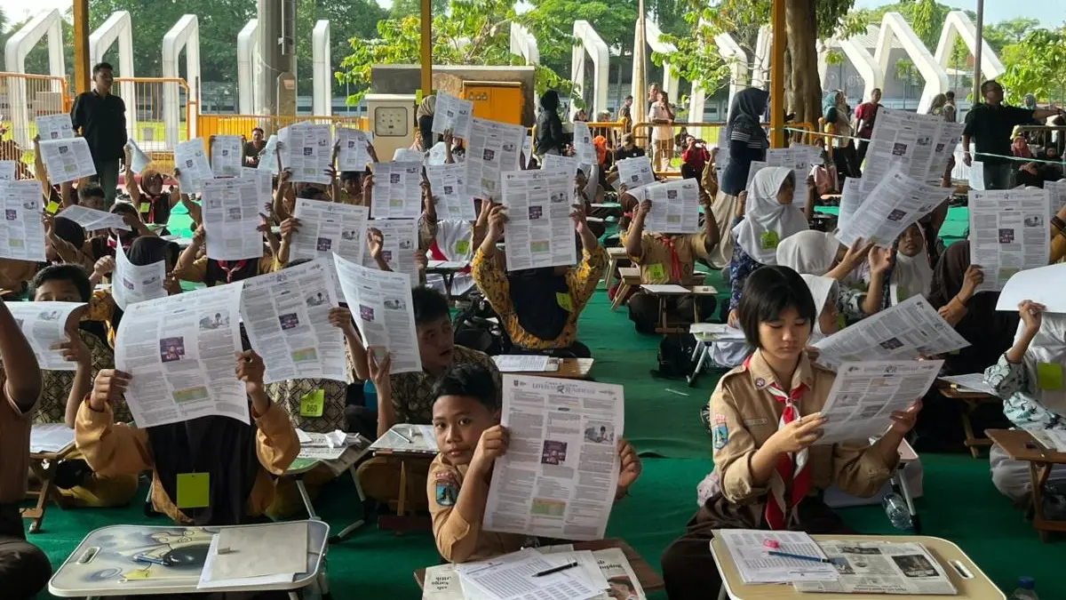 266 siswa terbaik tingkat Sekolah Dasar (SD) Se- Kabupaten Tuban mengikuti lomba final Literasi dan Numerasi. (Dok. Radar Tuban)