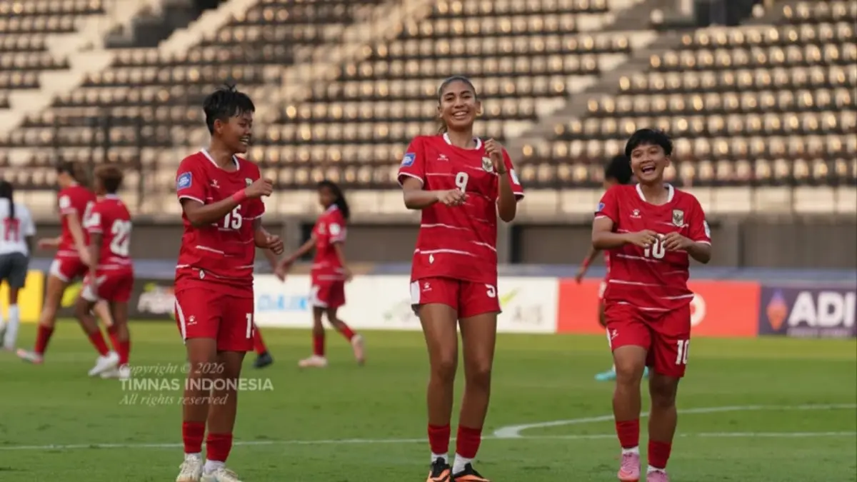 Para pemain Timnas Putri Indonesia. (Timnas Indonesia)