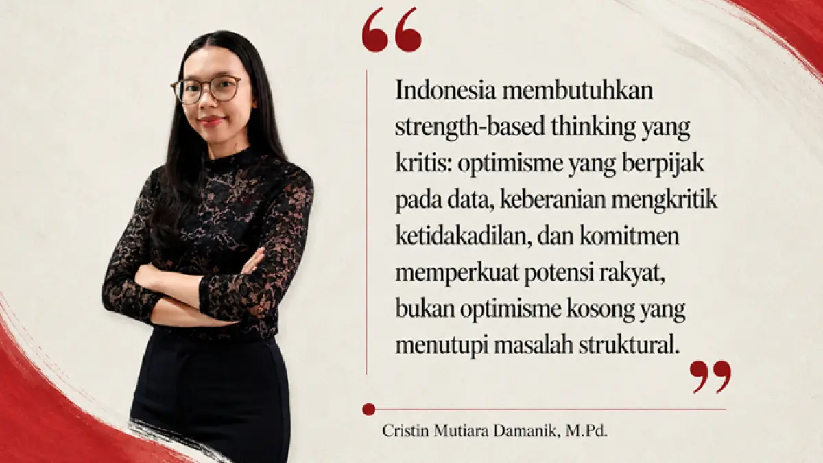 Opini ditulis oleh: Cristin Mutiara Damanik, M.Pd.