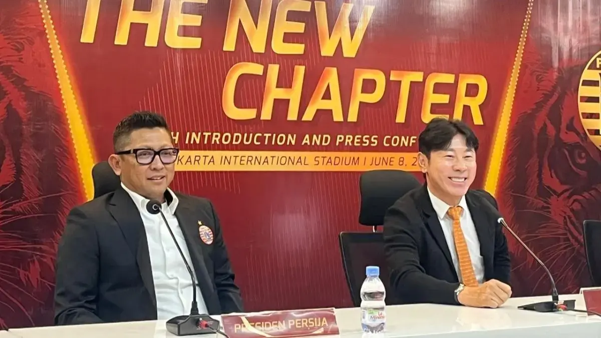 Shin Tae-yong resmi melatih Persija Jakarta. (Andika Rachmansyah/JawaPos.com)