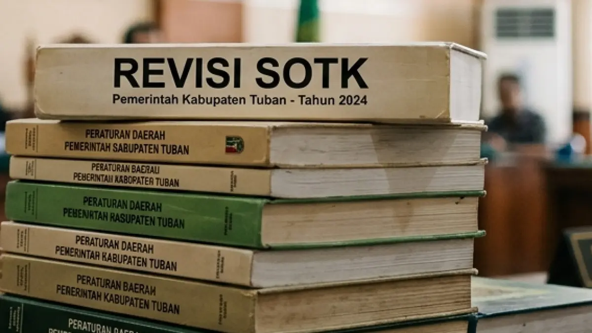 Ilustrasi revisi Raperda SOTK Tuban yang dinilai tidak boleh sekadar mengikuti aturan pusat, tetapi harus memperbaiki kinerja birokrasi dan pelayanan masyarakat.