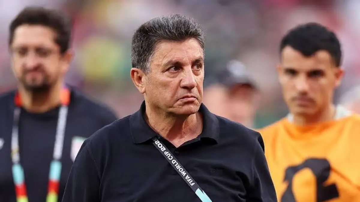 Pelatih Timnas Iran, Amir Ghalenoei. (BBC)