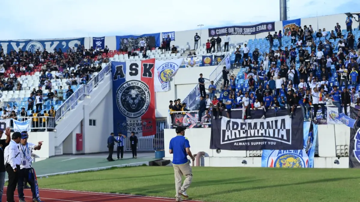 Ilustrasi Suporter Arema. ( aremafc.com)