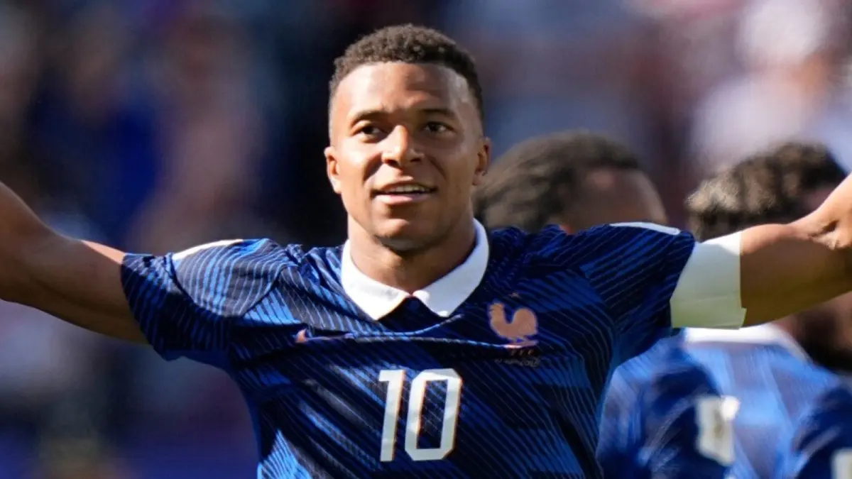 Kapten Timnas Perancis, Kyllian Mbappe. (YAHOO)