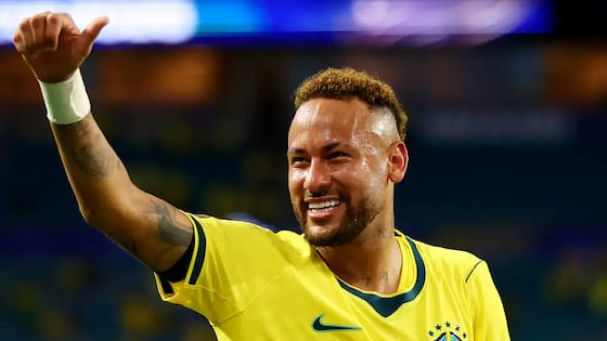 Neymar belum tentukan masa depannya, saat ini ia fokus ke Piala Dunia 2026. (One Football)