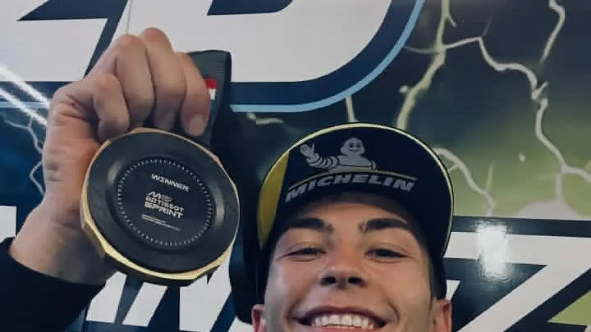 Raul Fernandez meraih kemenangan sprint race MotoGP Belanda 2026 di Sirkuit Assen. Marc Marquez finis keenam, sementara Trackhouse finis satu-dua. (Instagram/Raul Fernandez)