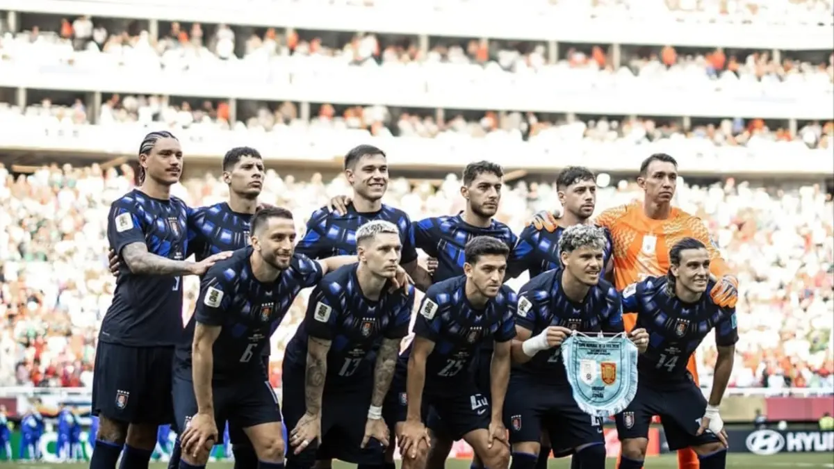 Ilustrasi Skuad Timnas Uruguay di Piala Dunia 2026. (Instagram/aufoficial)