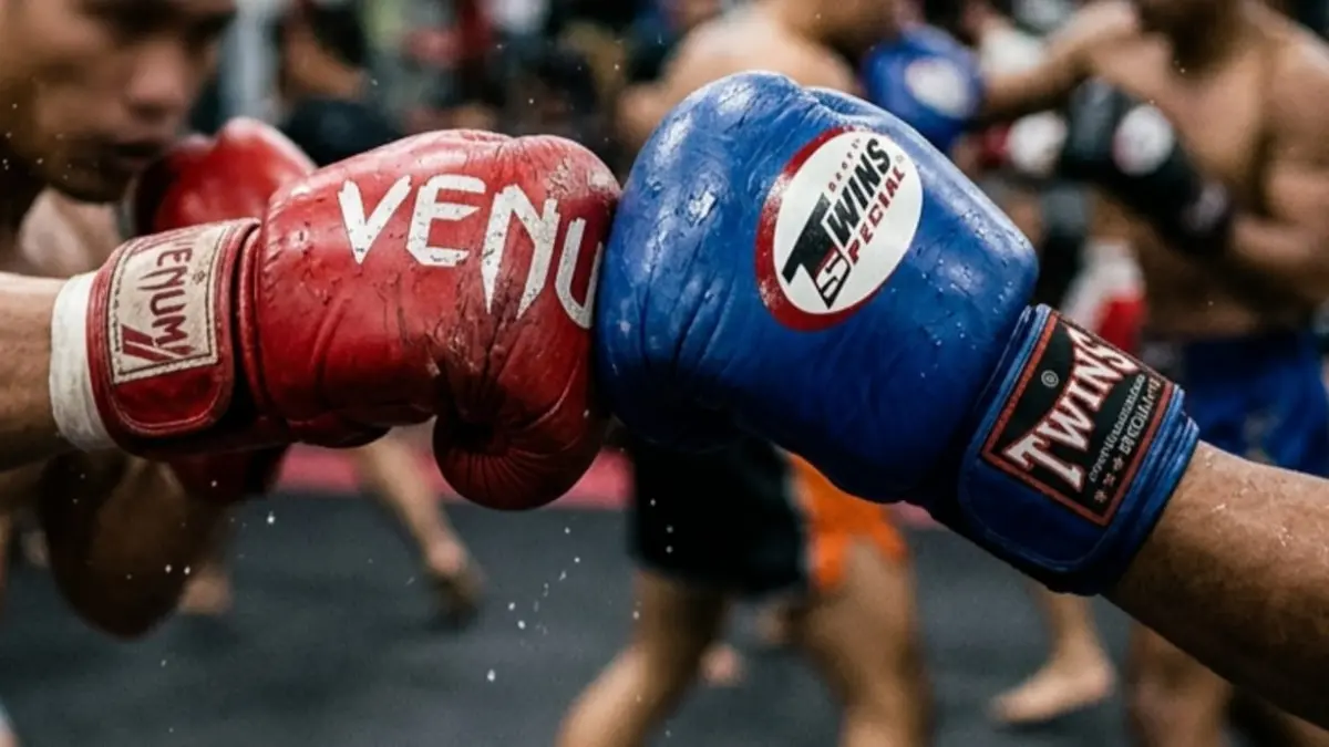 Ilustrasi Muaythai. (RADARTUBAN/AI)