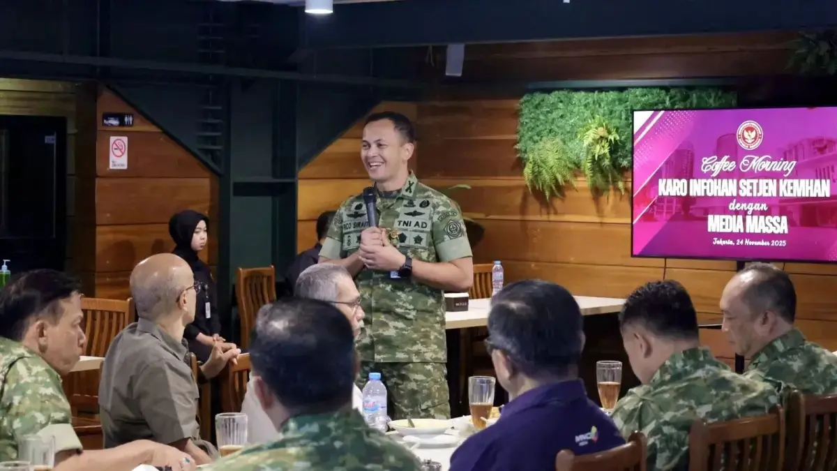 Karo Infohan Setjen Kemhan Brigjen TNI Rico Ricardo Sirait. (Biro Infohan Setjen Kemhan)