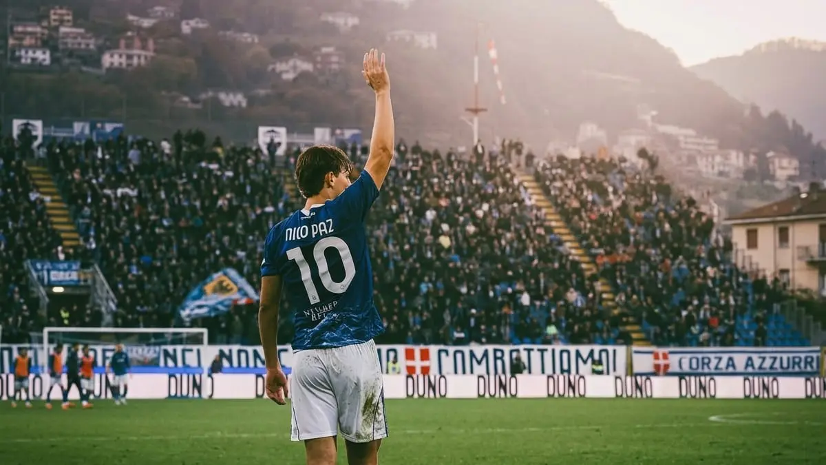 Pemain FC Como, Nico Paz. (Instagram/nicopaz1o)